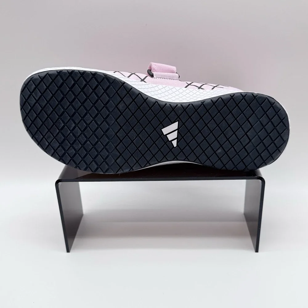 Size 7.5M, 8.5W- Adidas The Total 2‎ Weightlifting Shoes,Unisex Pink/White/Black
